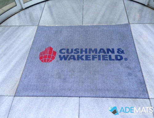 Gepersonaliseerde tapijt voor Cushman & Wakefield in Brussel